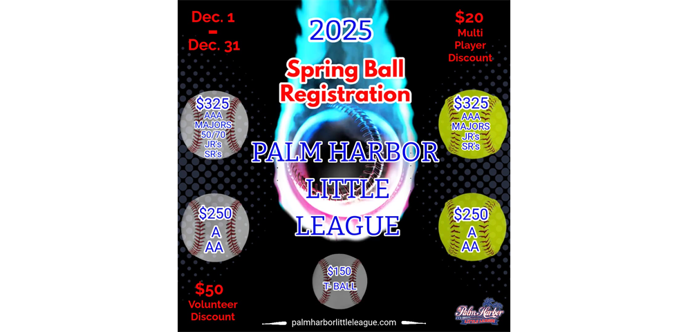 2025 PHLL Spring Ball Registration