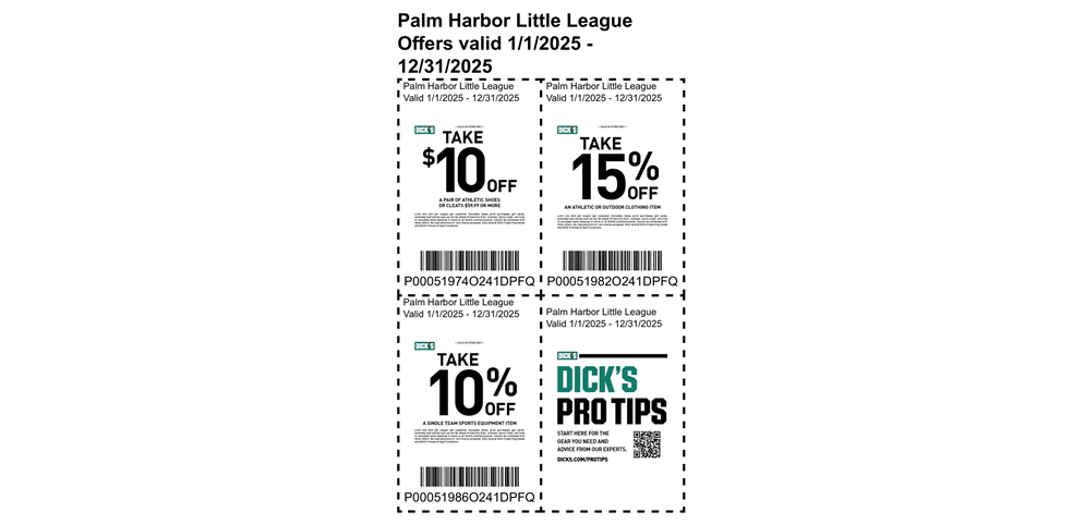 Dick’s Sporting Goods Year Round Coupon 