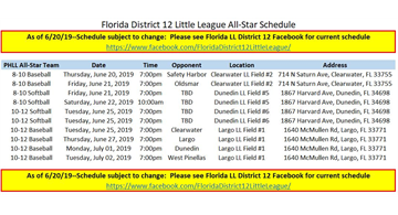 Become a League Sponsor : Oldsmar Little League